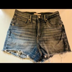 Used Levi Mile High Shorts.